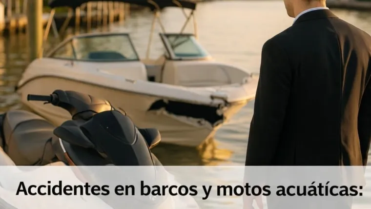 Accidentes de Botes y Motos Acuáticas en Aguas de Florida: Causas Comunes, Evidencia Clave y Fundamentos de Responsabilidad