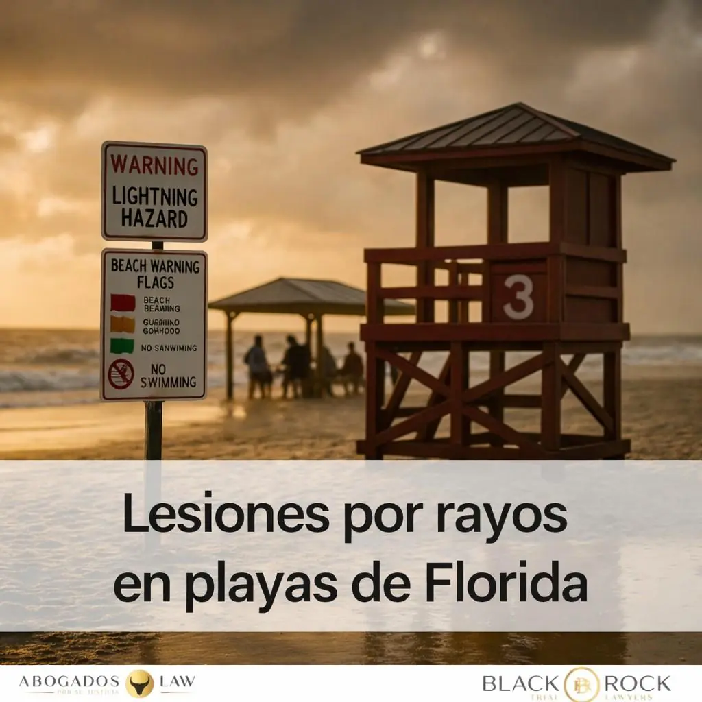 Lesiones por Rayos en Playas de Florida: Cuando la Negligencia Supera la Defensa de “Acto de Dios”