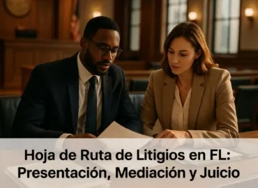 Camino del Litigio en Florida: De la Presentación a la Mediación y el Juicio