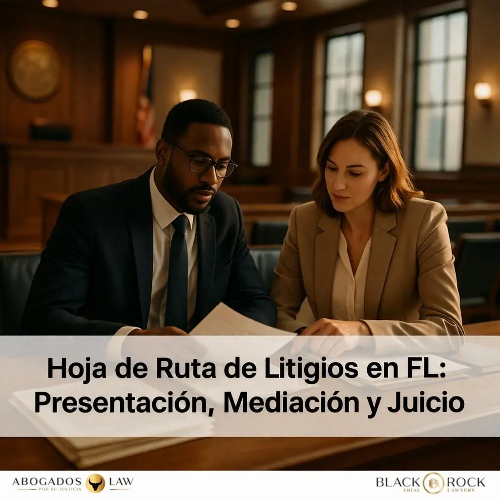 Camino del Litigio en Florida: De la Presentación a la Mediación y el Juicio