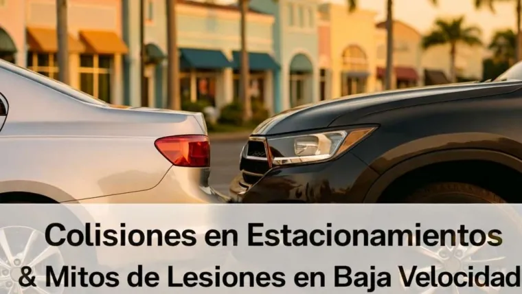 Choques en Estacionamientos y Mitos sobre Lesiones a Baja Velocidad