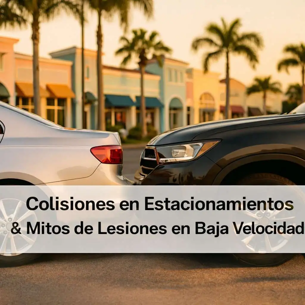 Choques en Estacionamientos y Mitos sobre Lesiones a Baja Velocidad
