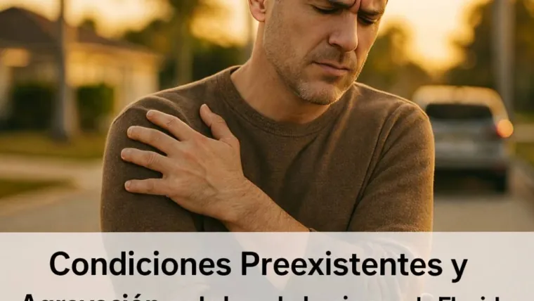 Condiciones Preexistentes y Agravamiento Según la Ley de Florida