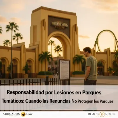 Lesiones en Parques Temáticos de Orlando: Cuando los Descargos No Eliminan la Responsabilidad