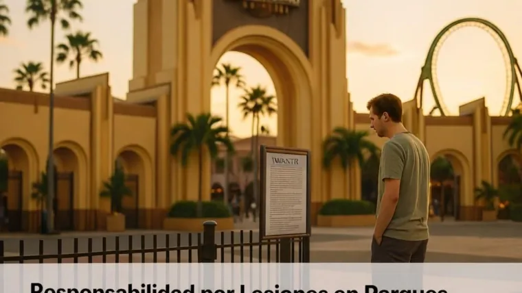 Lesiones en Parques Temáticos de Orlando: Cuando los Descargos No Eliminan la Responsabilidad