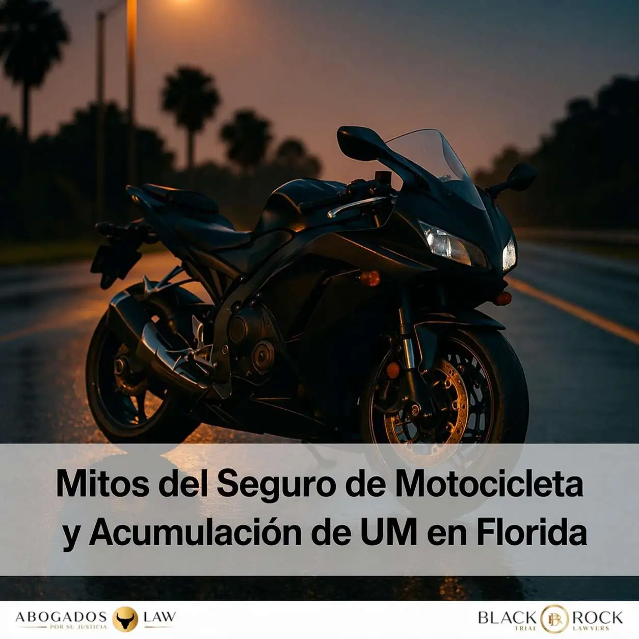 Accidentes de Motocicleta en Florida: Mitos sobre PIP, Cobertura Médica y UM Acumulado