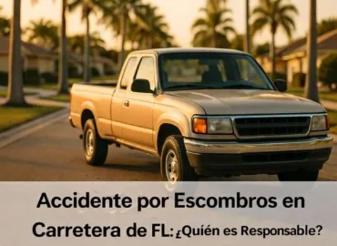 Accidentes por Escombros en Carreteras de Florida: Cómo Identificar al Conductor o Empresa Responsable
