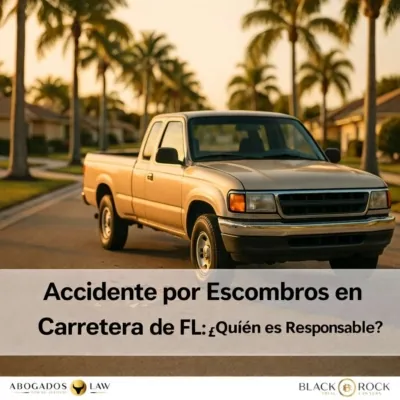 Accidentes por Escombros en Carreteras de Florida: Cómo Identificar al Conductor o Empresa Responsable