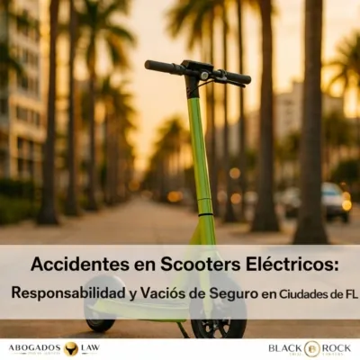 Accidentes de E‑Scooter en Ciudades de Florida: Trampas de Responsabilidad, Brechas de Seguro y Lo Que Deben Saber los Usuarios