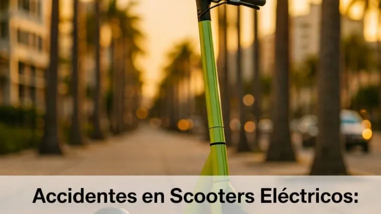 Accidentes de E‑Scooter en Ciudades de Florida: Trampas de Responsabilidad, Brechas de Seguro y Lo Que Deben Saber los Usuarios