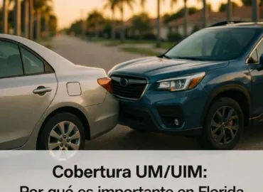 Cobertura UM/UIM: Por Qué La Recomendamos Según Fla. Stat. § 627.727