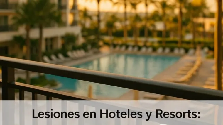 Lesiones en Hoteles y Resorts de Florida: Caídas de Balcón, Riesgos en Piscinas y Fallas de Seguridad