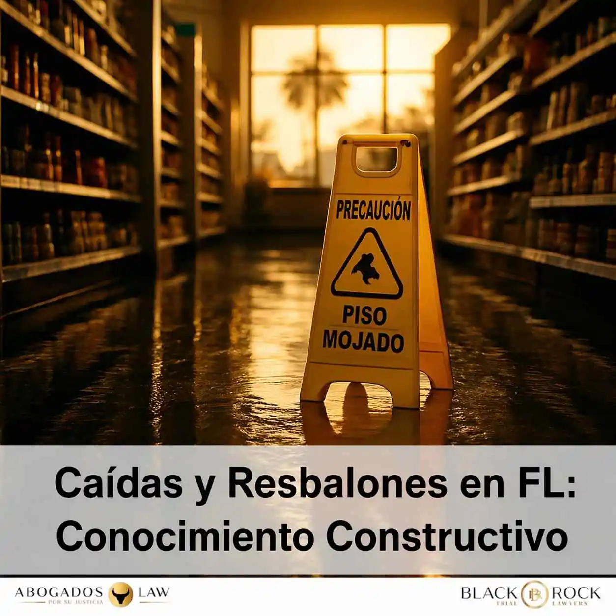Reclamos por Resbalones y Caídas en Florida: ¿Qué es el Conocimiento Constructivo?