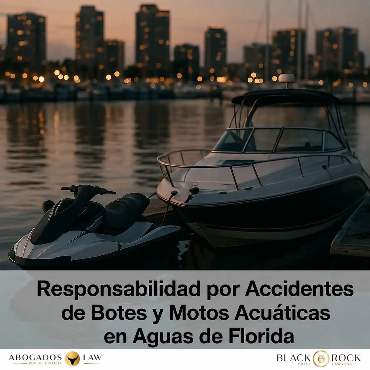 Accidentes de Bote y Moto Acuática en Florida: Causas Comunes, Pruebas Clave y Responsabilidad