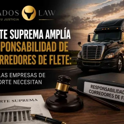 La Corte Suprema Amplía la Responsabilidad de los Corredores de Carga: Lo Que las Empresas de Transporte Deben Saber