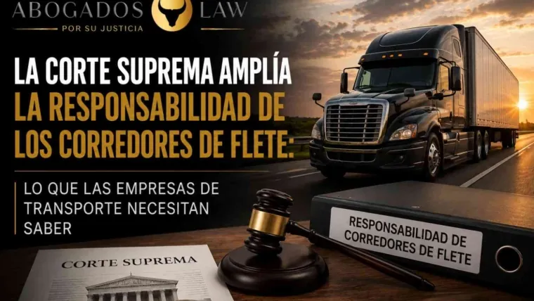 La Corte Suprema Amplía la Responsabilidad de los Corredores de Carga: Lo Que las Empresas de Transporte Deben Saber