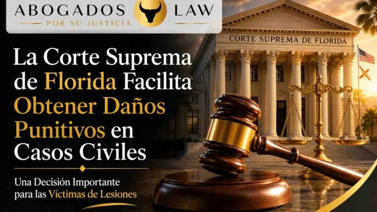 La Corte Suprema de Florida Facilita la Obtención de Daños Punitivos en Casos Civiles