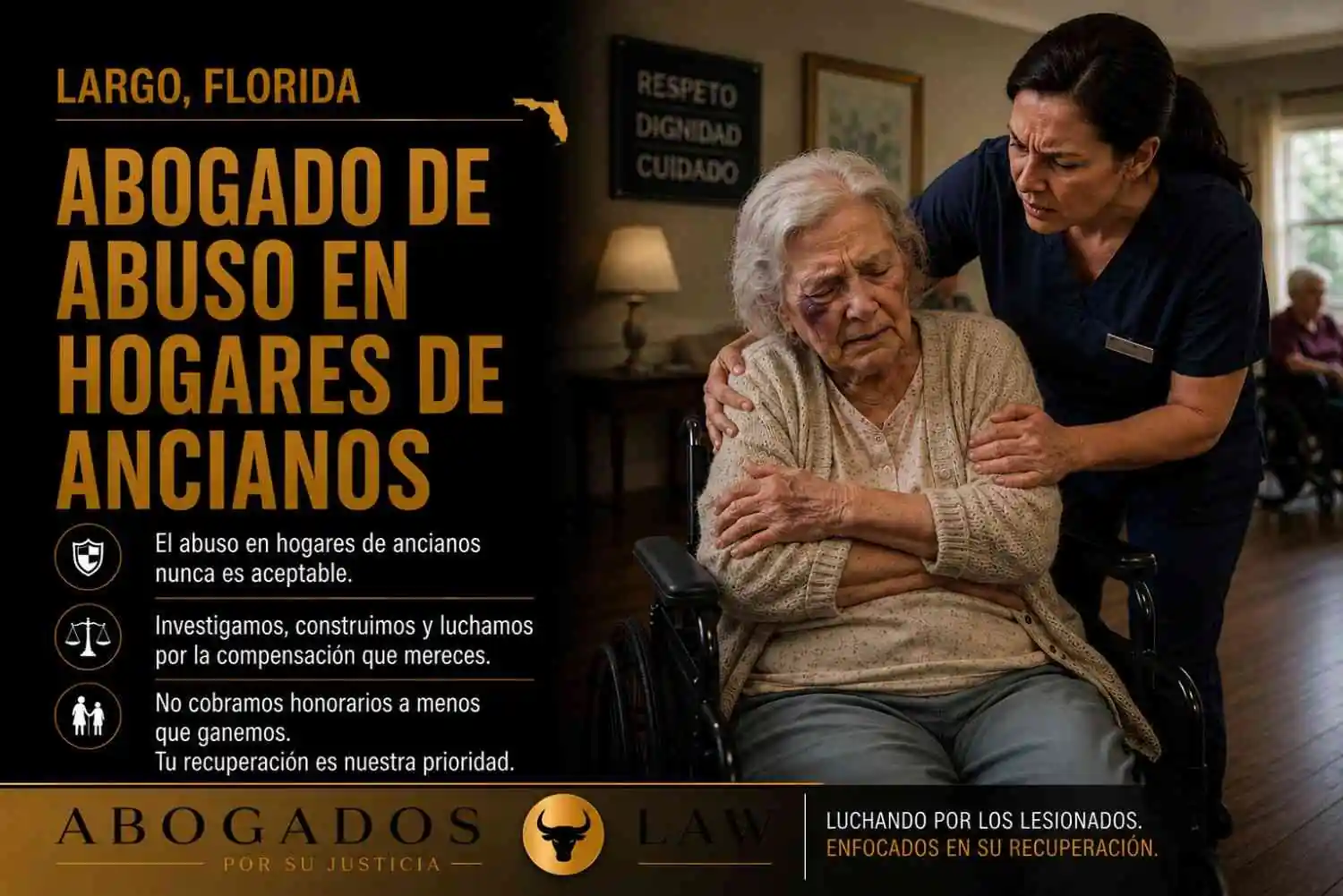 Abogado de abuso en hogares de ancianos en Largo