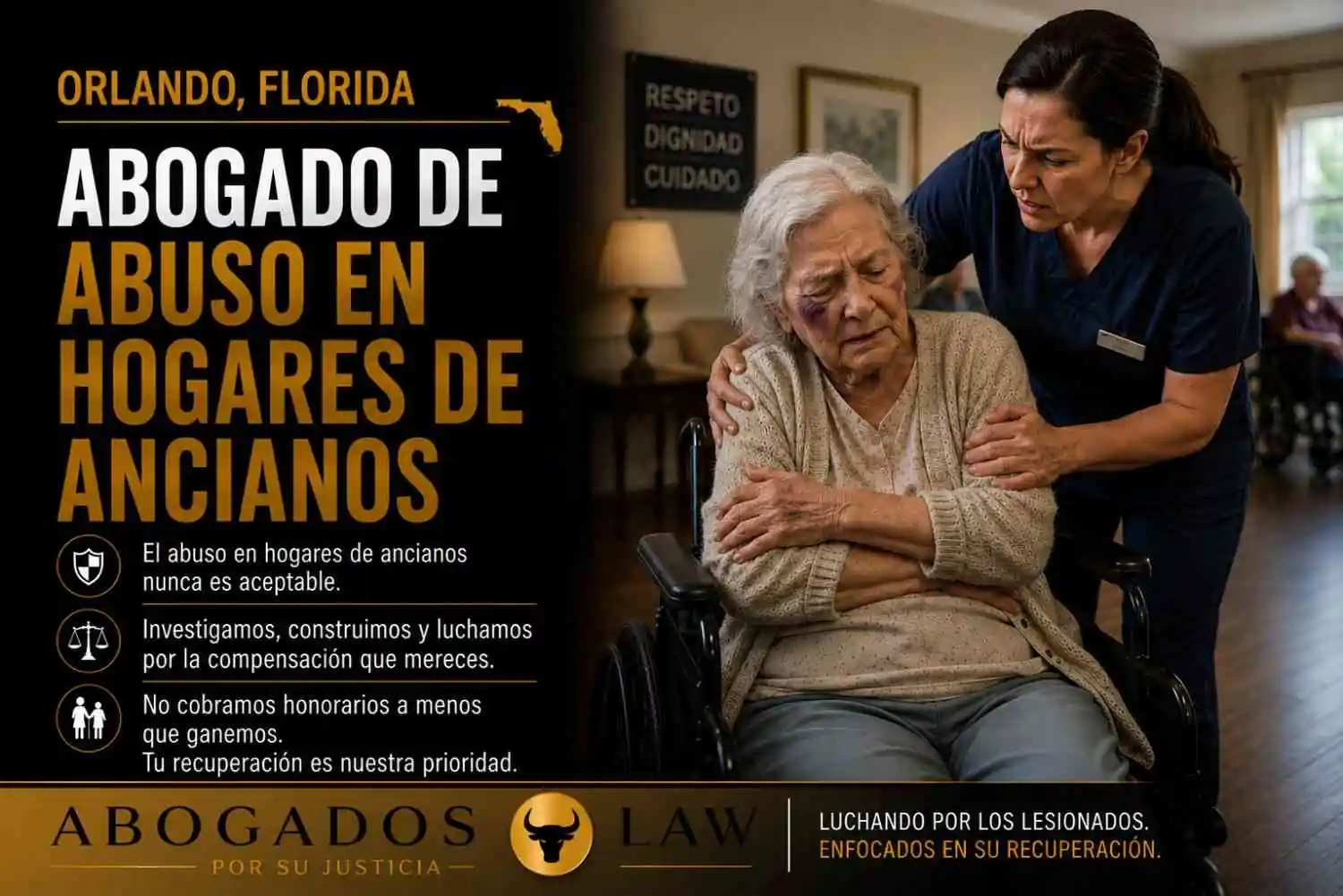 Abogado de abuso en hogares de ancianos en Orlando