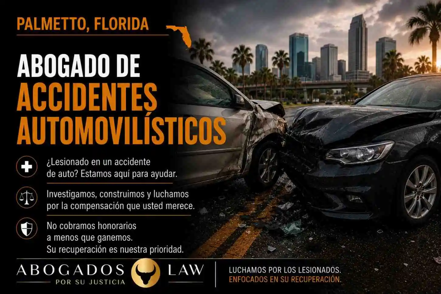 Abogado de accidentes automovilísticos en Palmetto