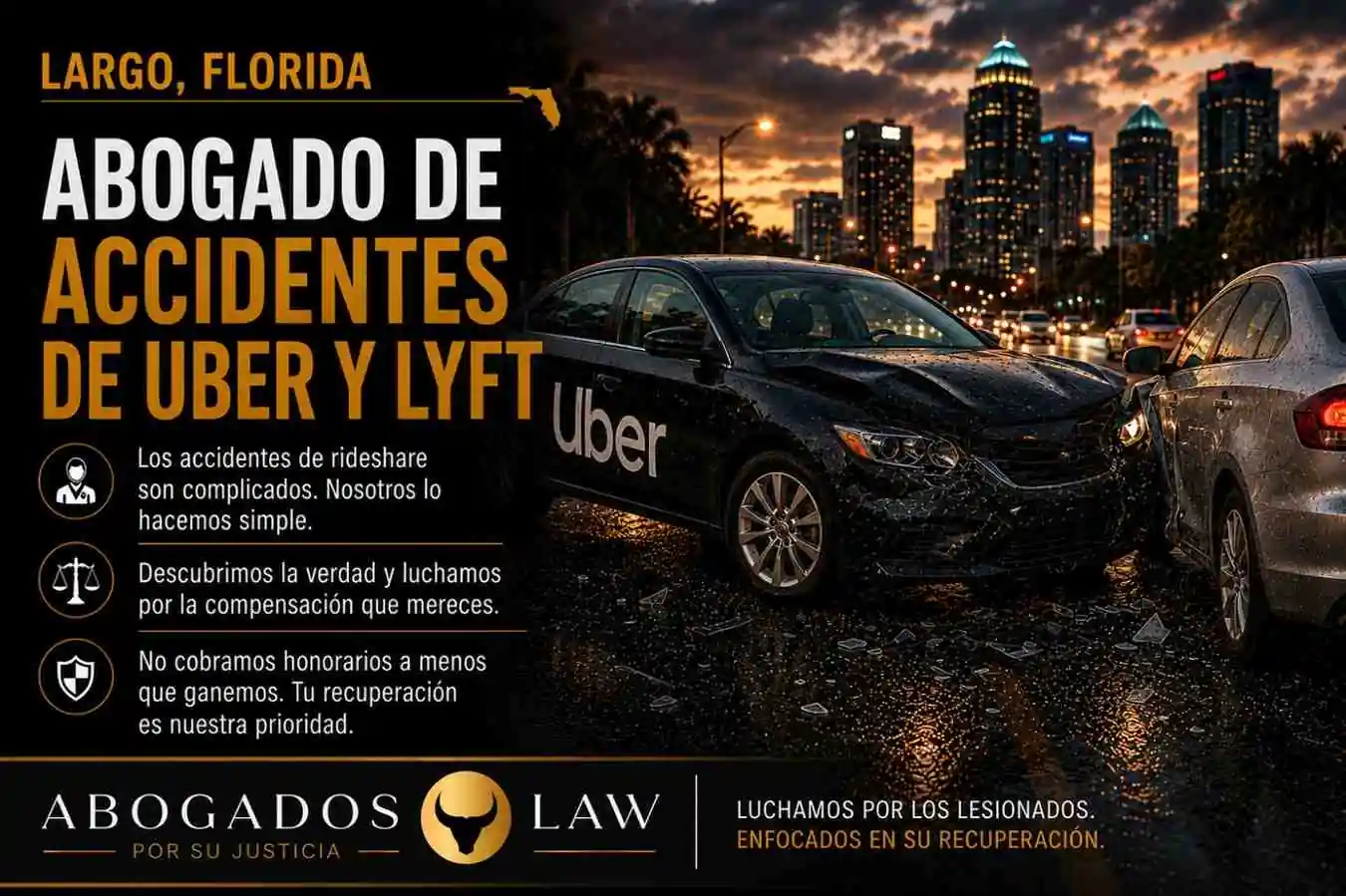 Abogado de accidentes de Uber y Lyft en Largo
