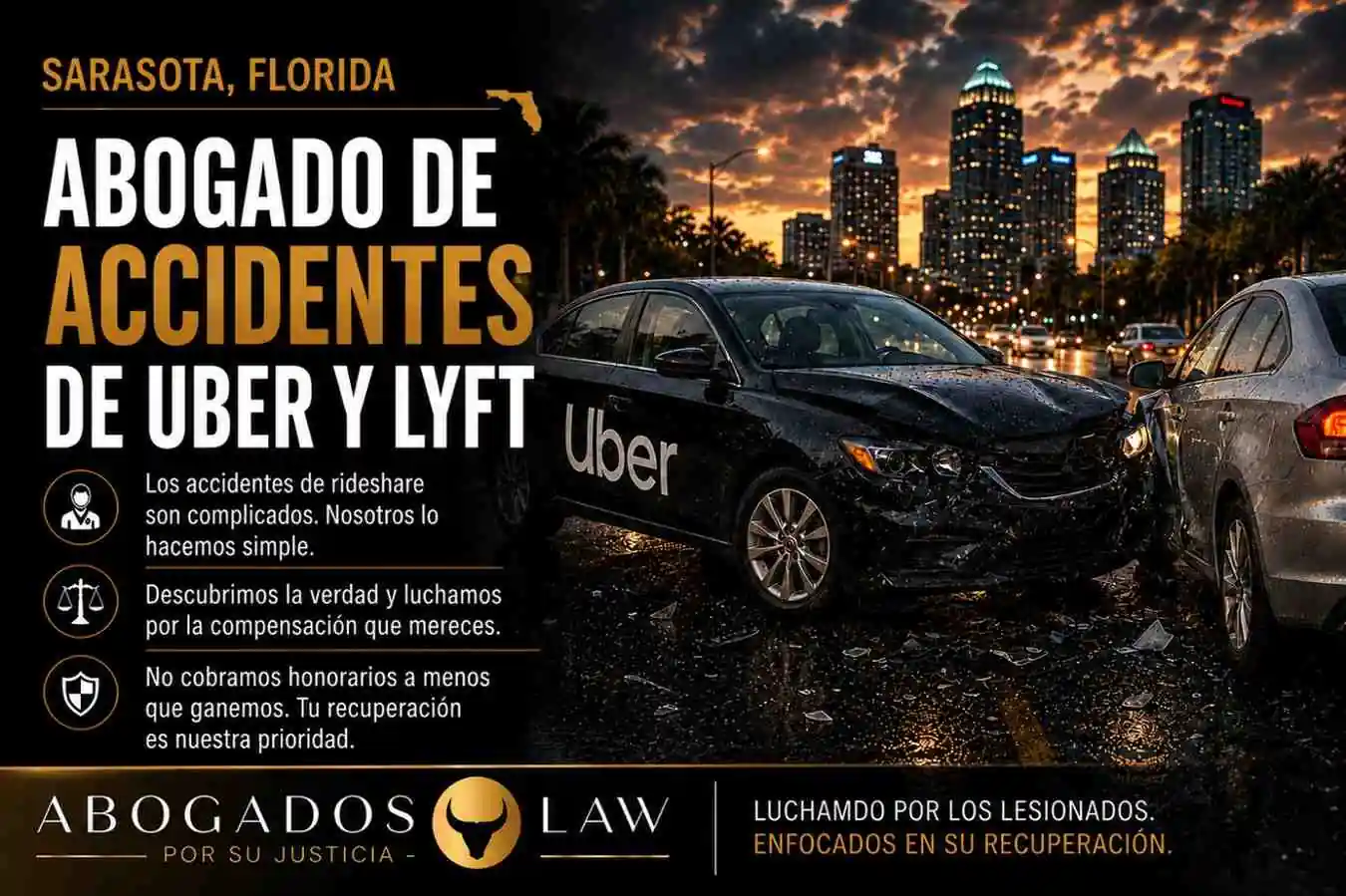 Abogado de accidentes de Uber y Lyft en Tampa