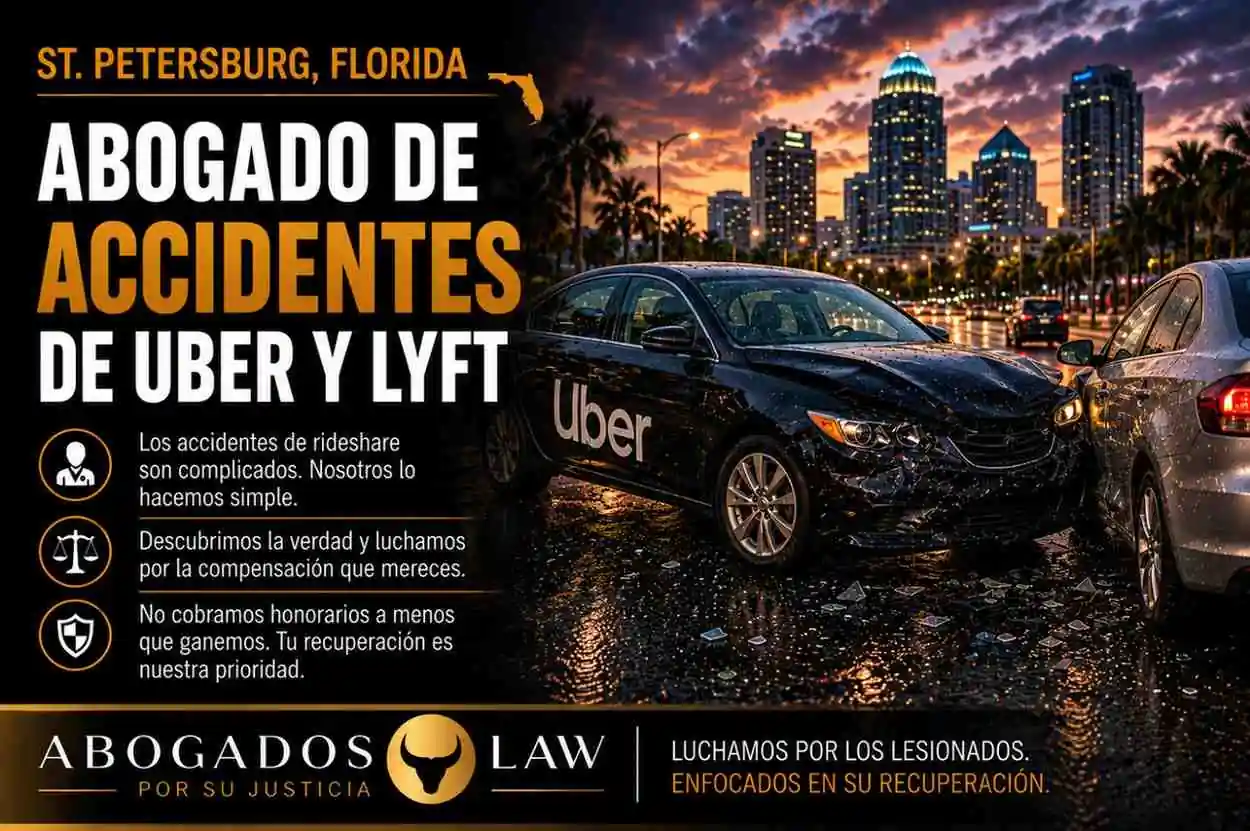 Abogado de accidentes de Uber y Lyft en St. Petersburg