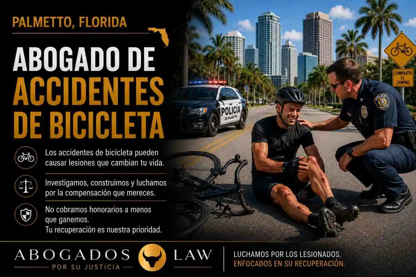 Abogado de accidentes de bicicleta en Palmetto