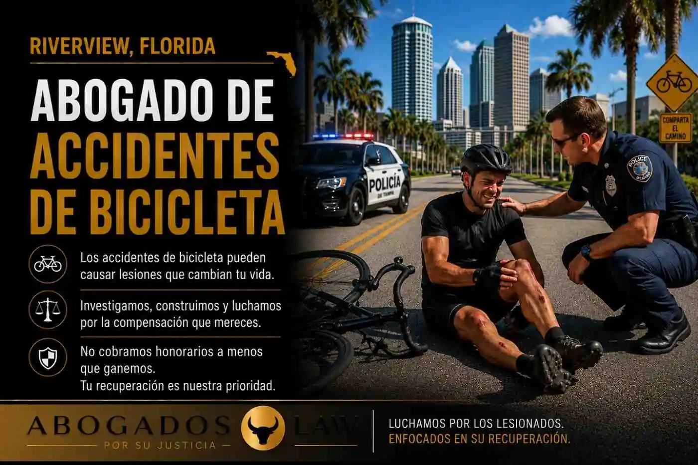 Abogado de accidentes de bicicleta en Riverview
