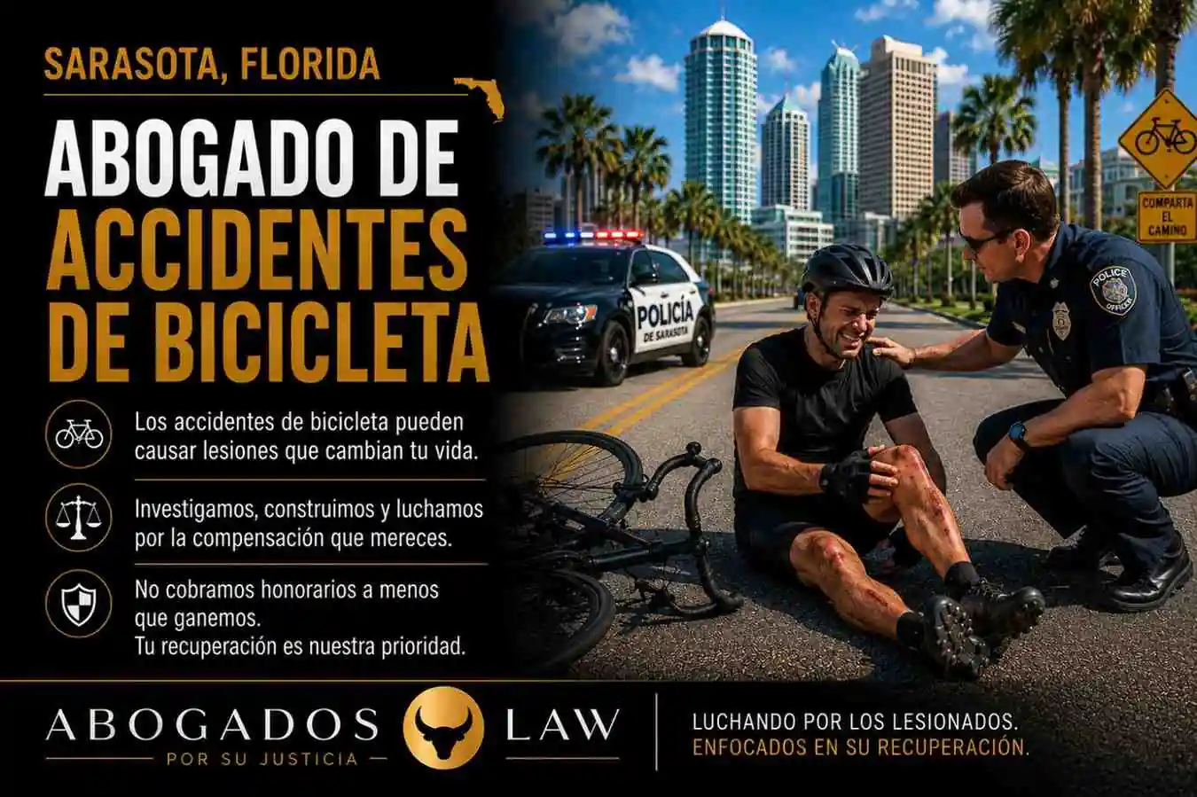 Abogado de accidentes de bicicleta en Sarasota