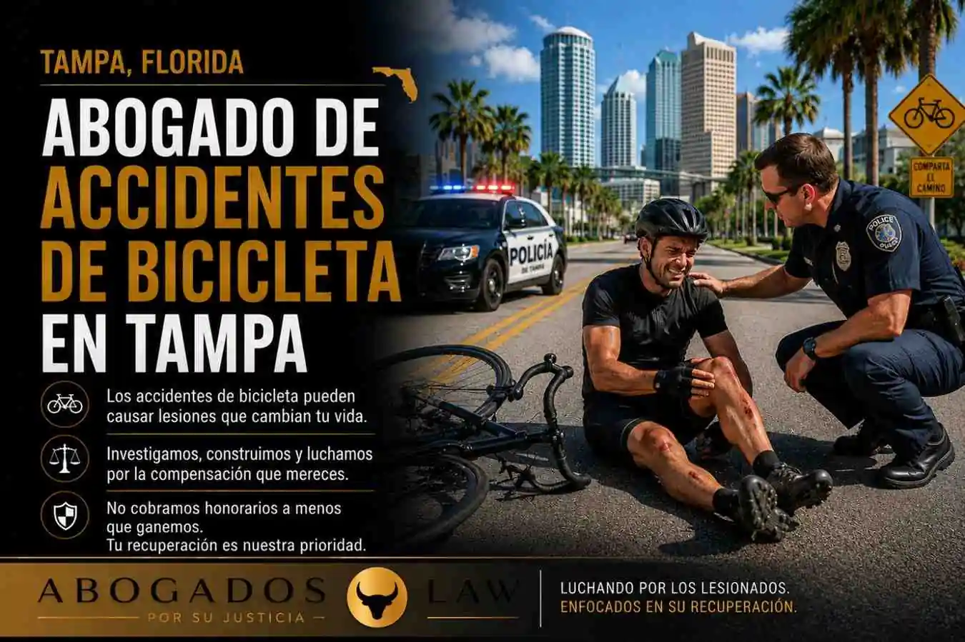 Abogado de accidentes de bicicleta en Tampa