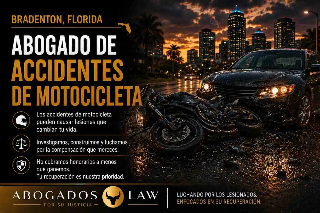 Abogado de accidentes de motocicleta en Bradenton