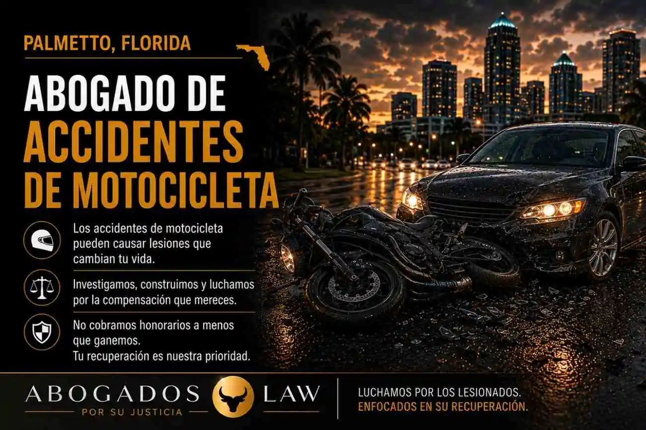 Abogado de accidentes de motocicleta en Palmetto