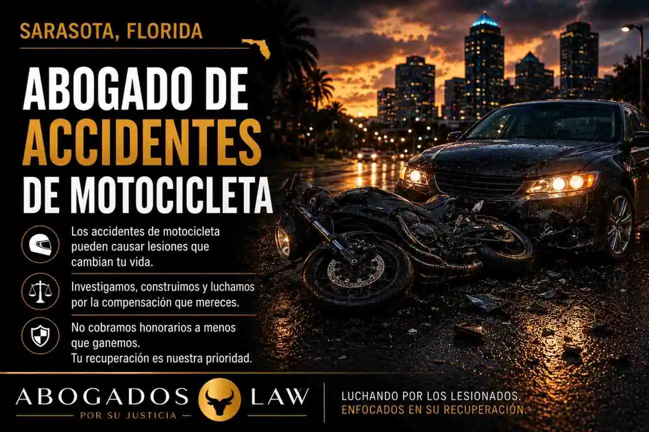 Abogado de accidentes de motocicleta en Sarasota