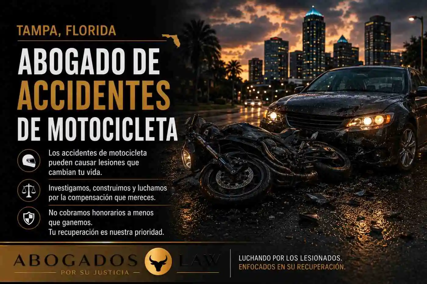 Abogado de accidentes de motocicleta en Tampa