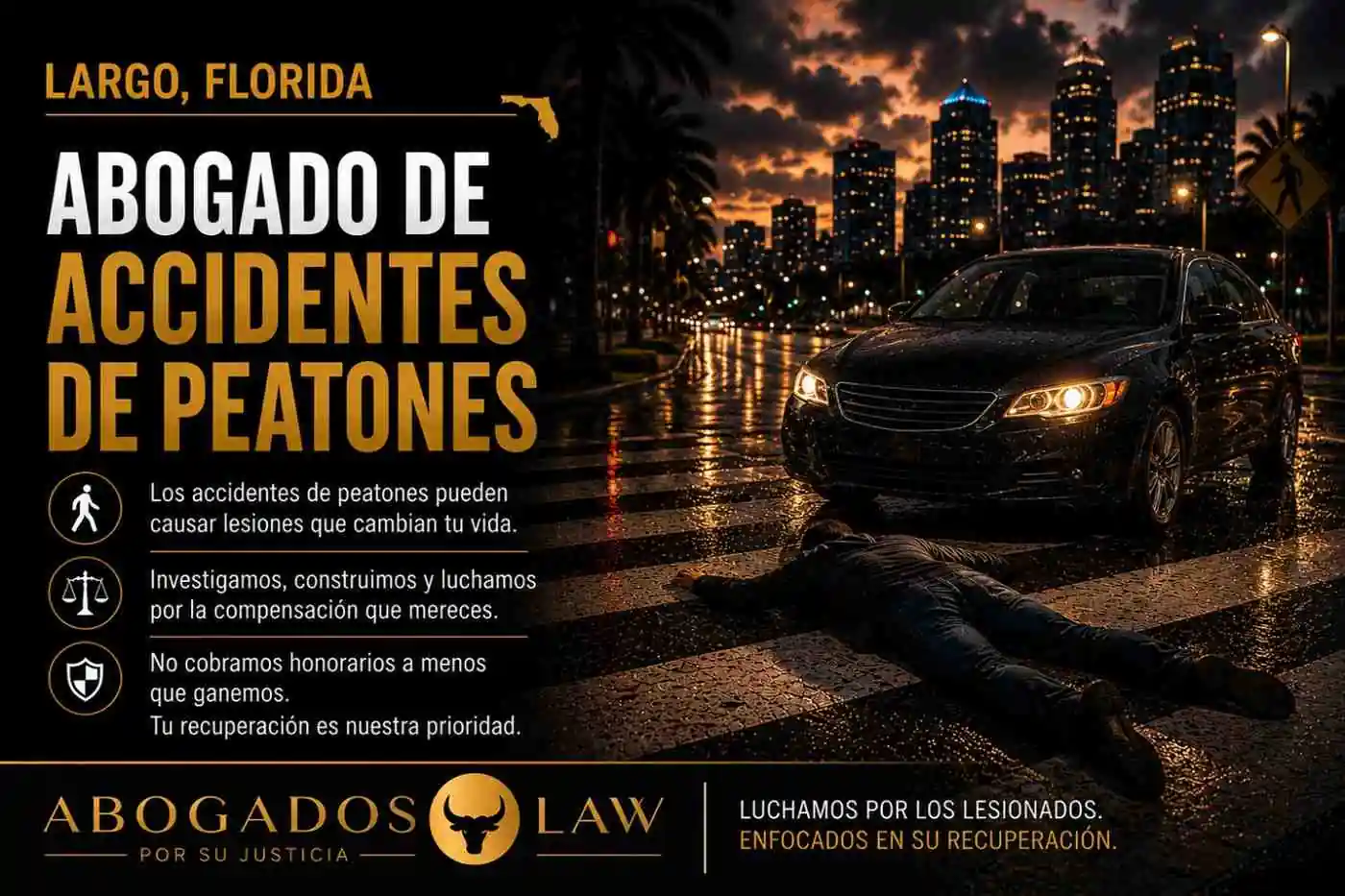 Abogado de accidentes de peatones en Largo