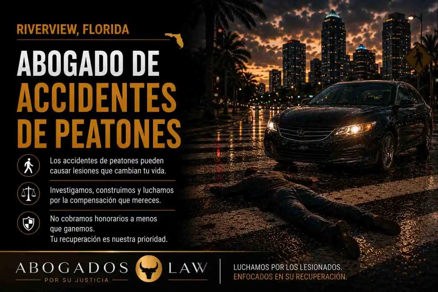 Abogado de accidentes de peatones en Riverview