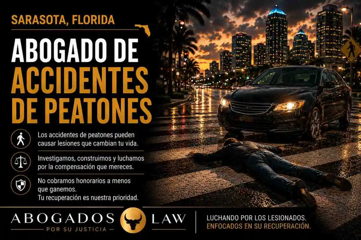 Abogado de accidentes de peatones en Sarasota