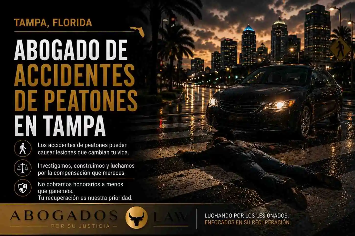 Abogado de accidentes de peatones en Tampa