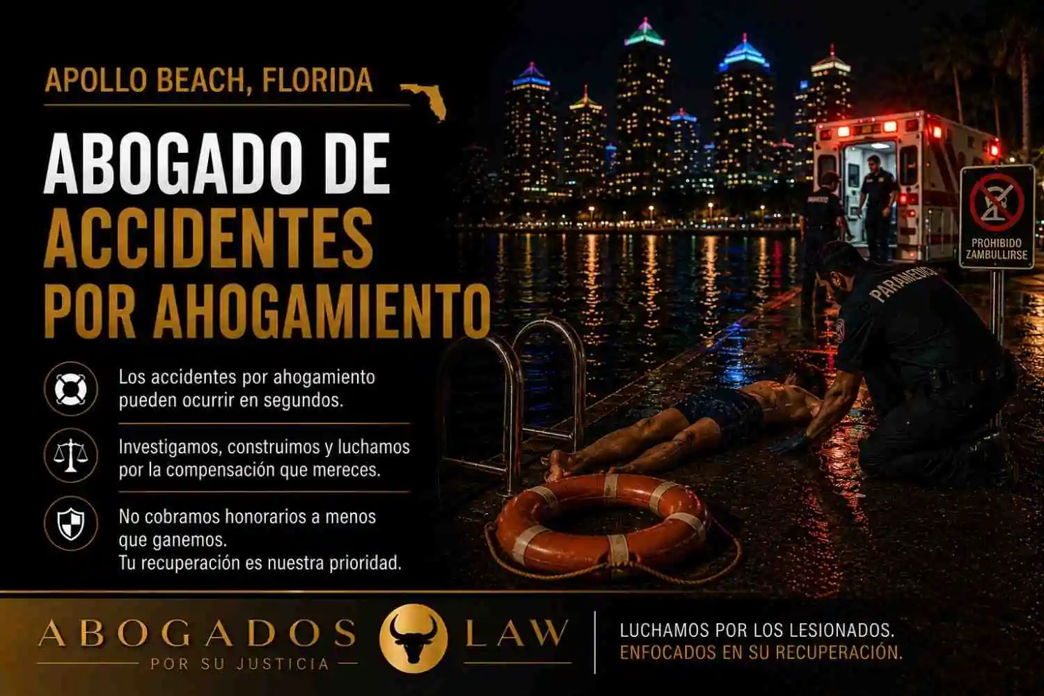 Abogado de accidentes por ahogamiento en Apollo Beach