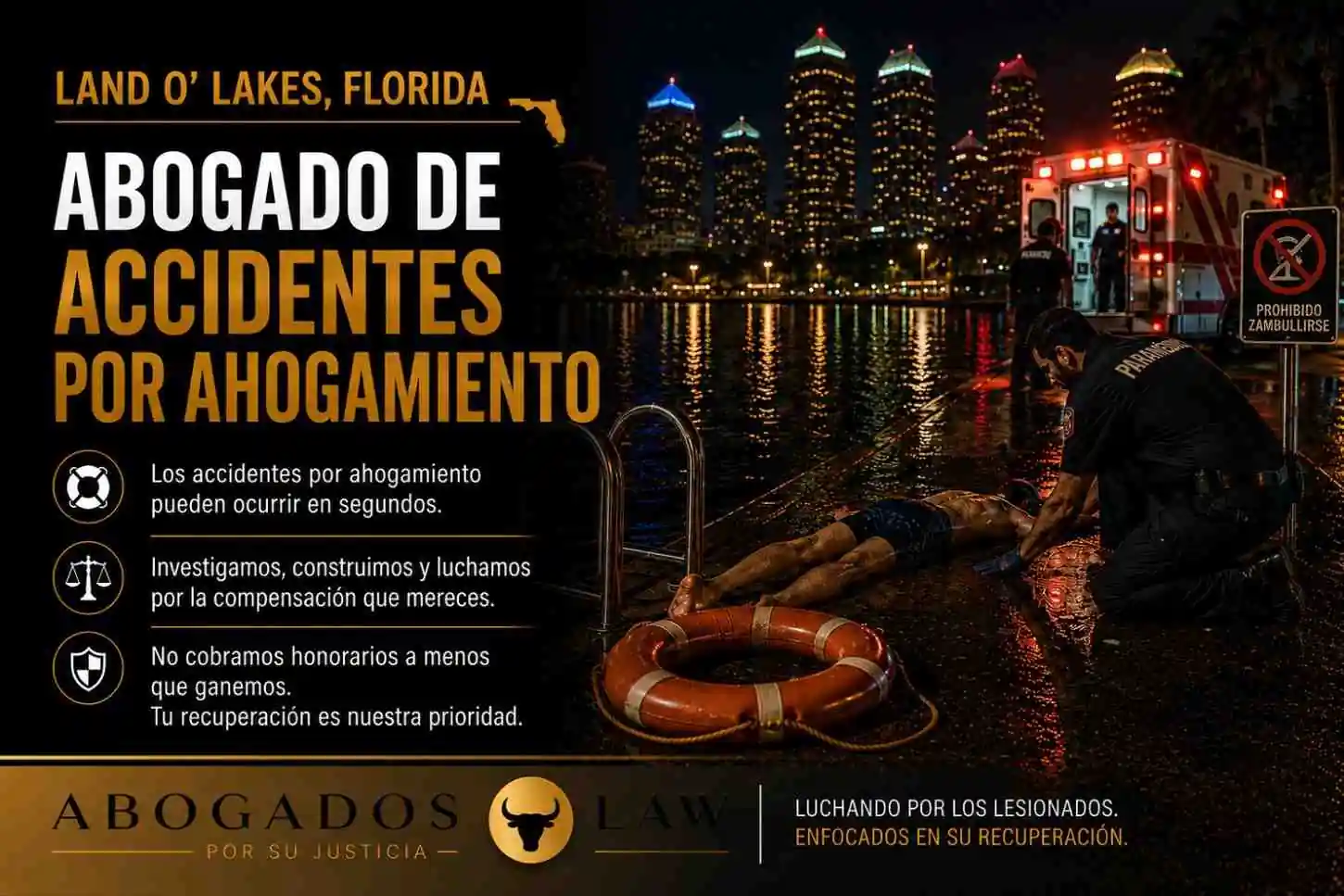 Abogado de accidentes por ahogamiento en Land O' Lakes