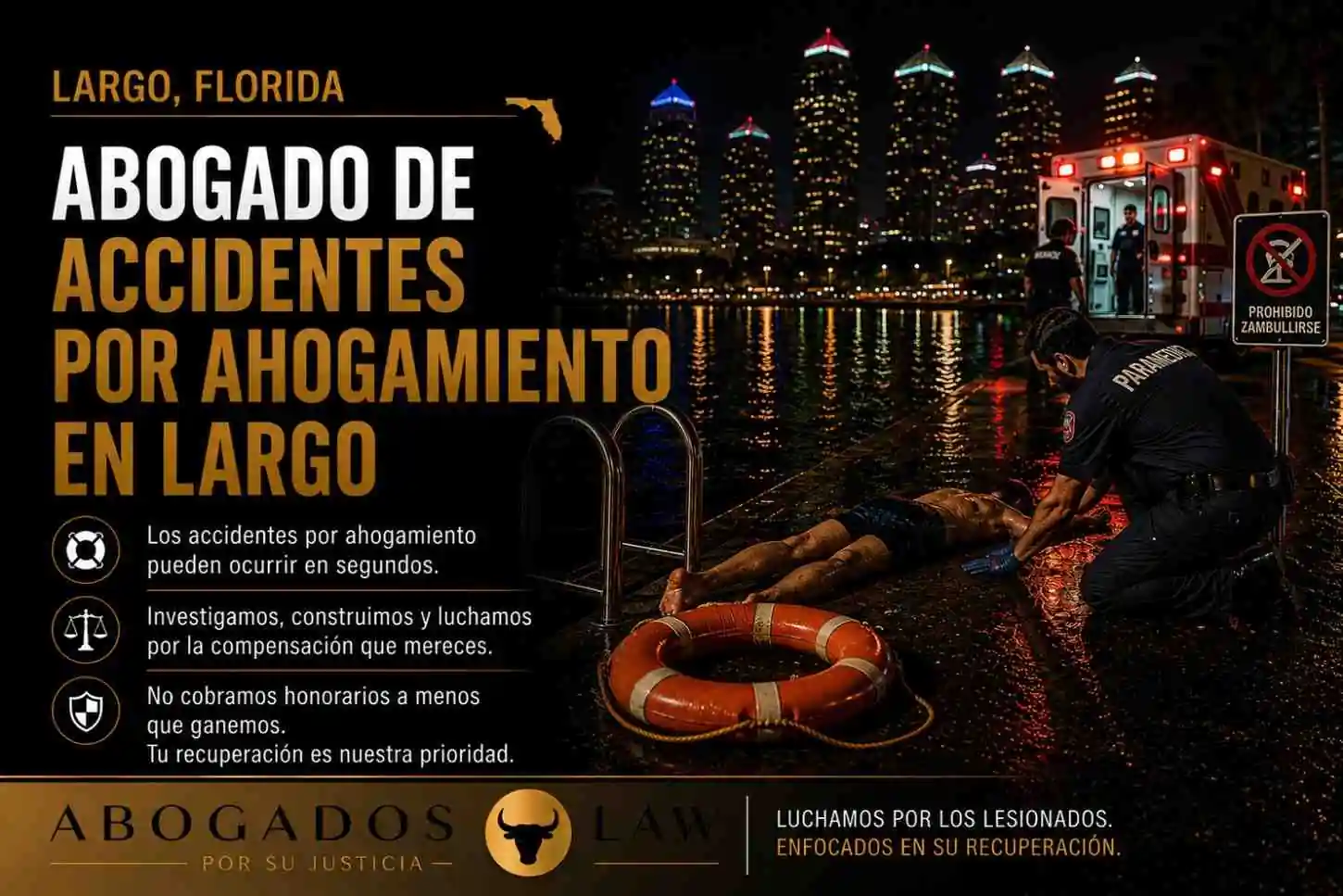 Abogado de accidentes por ahogamiento en Largo