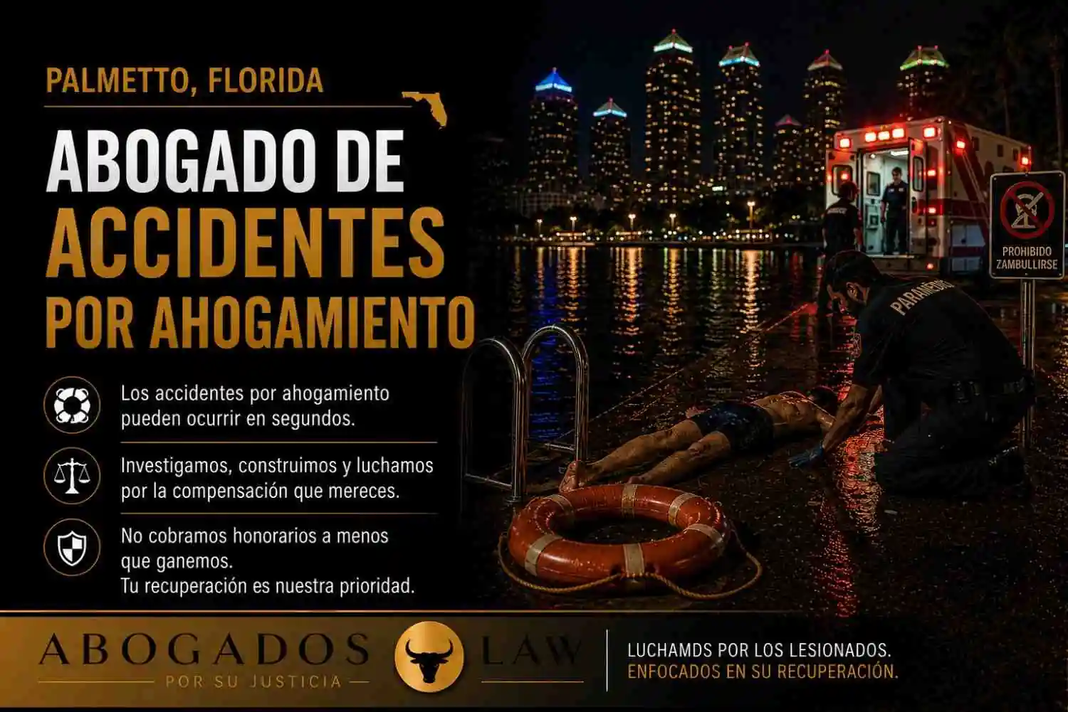 Abogado de accidentes por ahogamiento en Palmetto