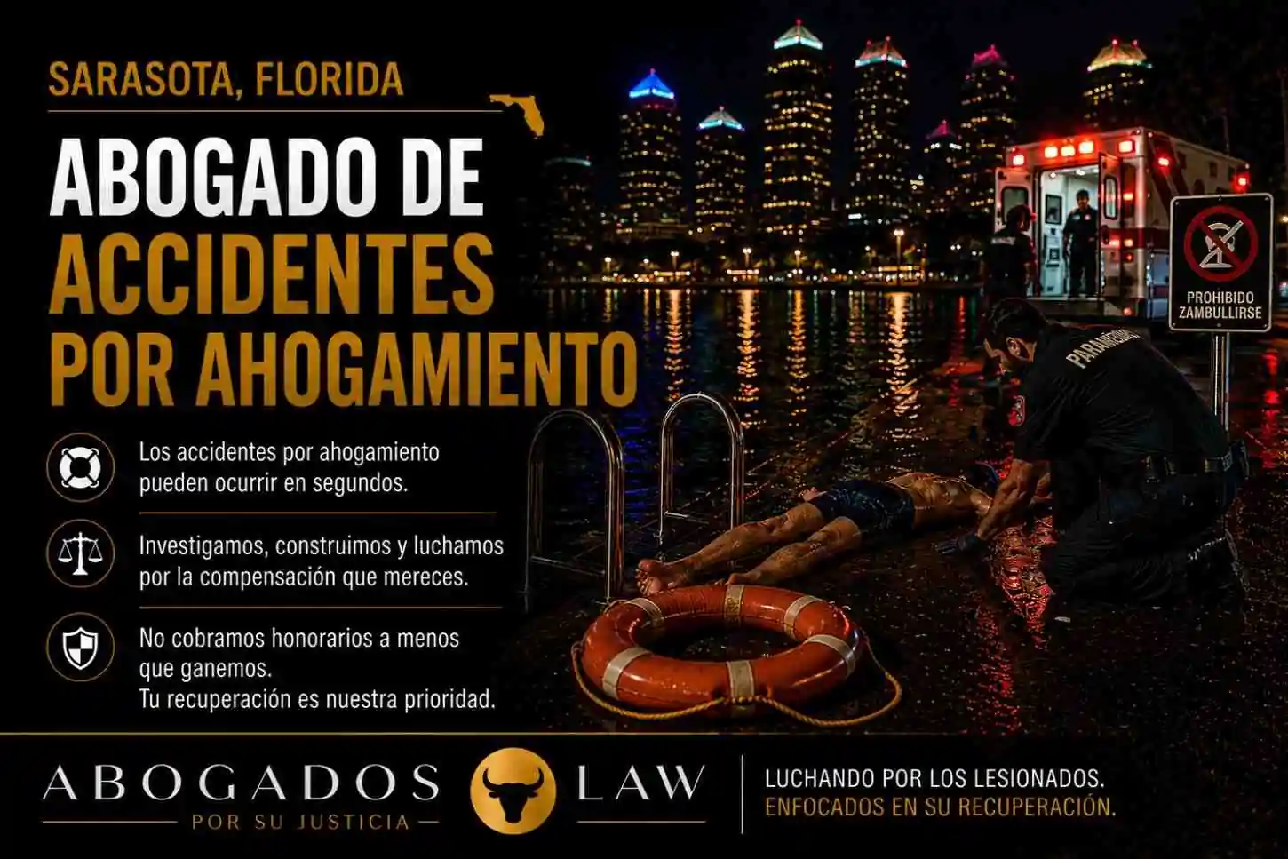 Abogado de accidentes por ahogamiento en Sarasota
