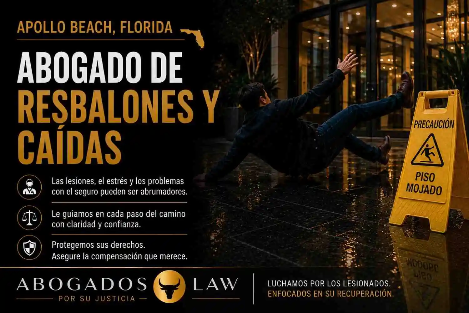 Abogado de accidentes por resbalones y caídas en Apollo Beach