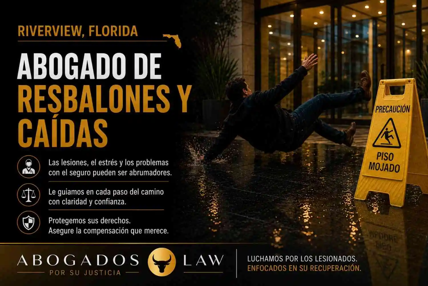 Abogado de accidentes por resbalones y caídas en Riverview