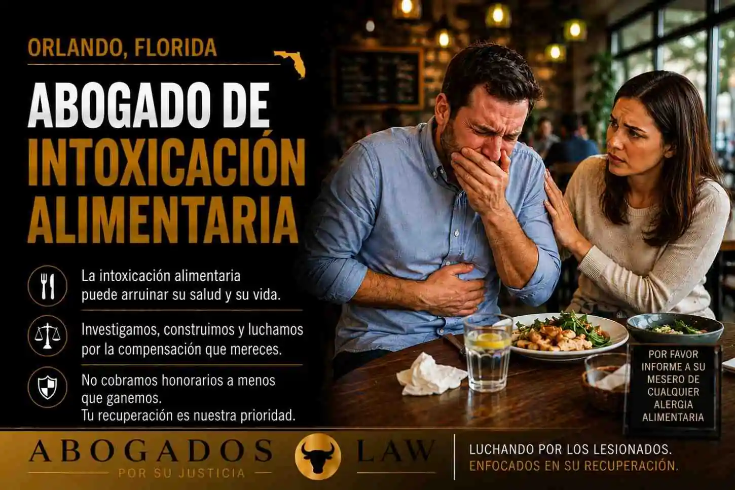 Abogado de intoxicación alimentaria en Orlando