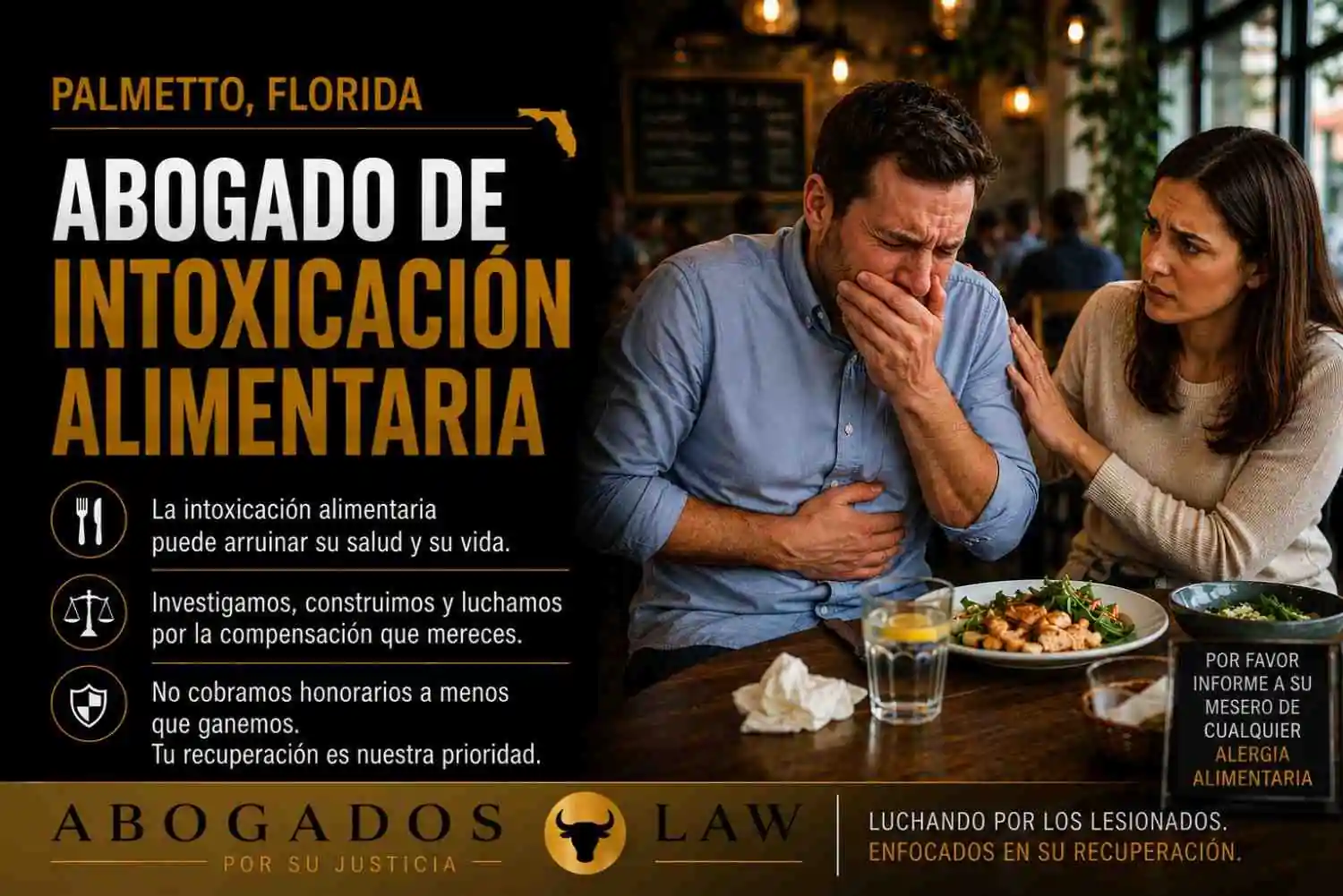 Abogado de intoxicación alimentaria en Palmetto