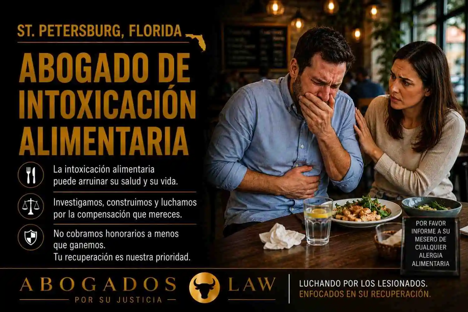Abogado de intoxicación alimentaria en St. Petersburg