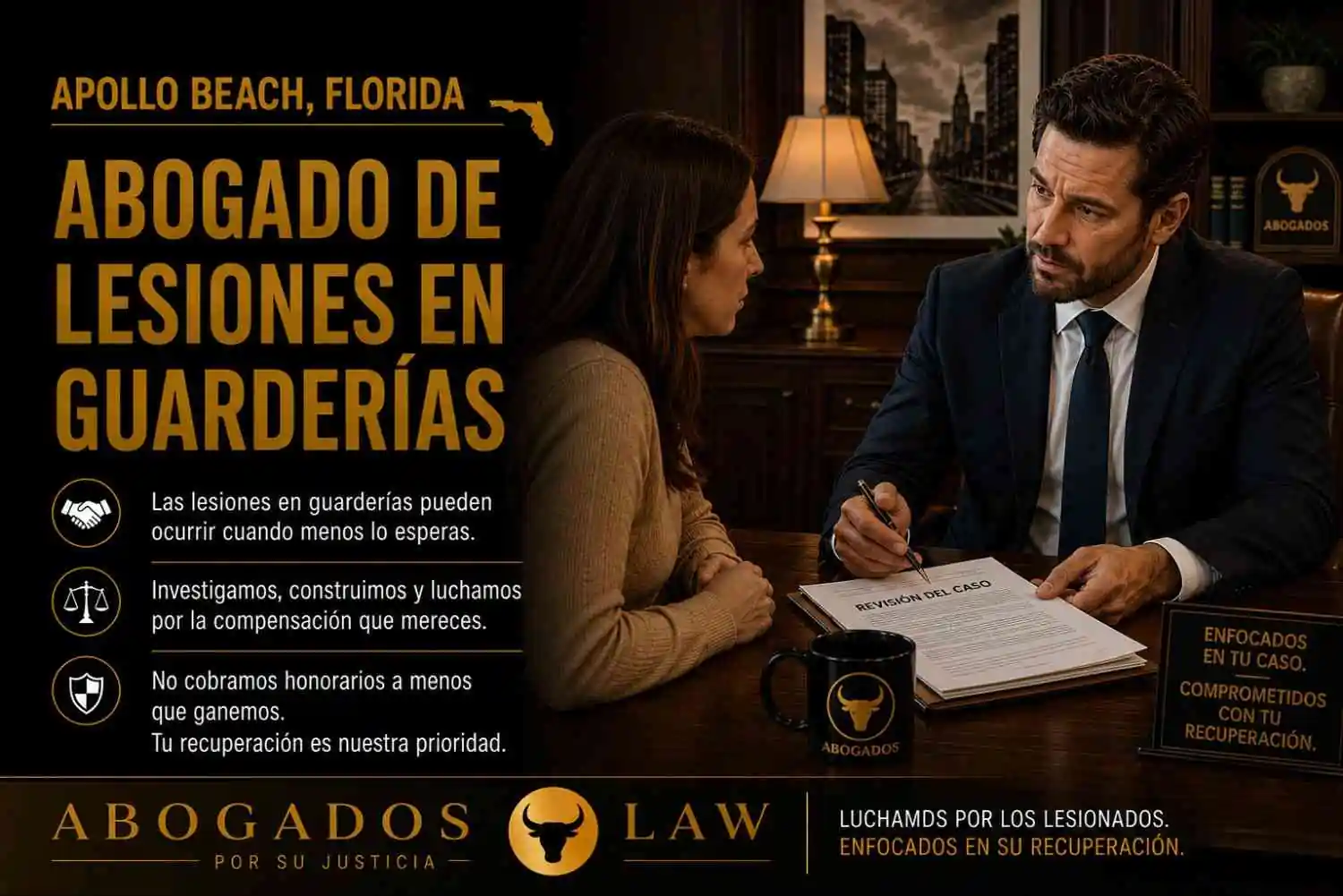 Abogado de lesiones en guarderías de Apollo Beach